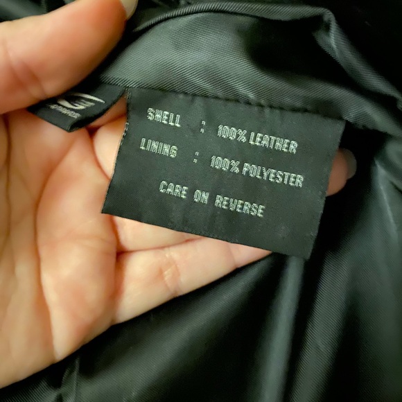 Colebrook Essentials Leather Zip Jacket w/ Tie - Picture 7 of 7